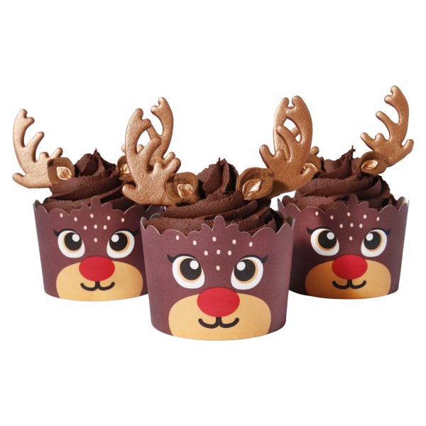 Cupcake Decorating Kit - Reindeers